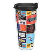 Tervis Back to the Future Made in USA Double Walled  Insulated Tumbler Travel Cup Keeps Drinks Cold & Hot, 24oz, Classic
