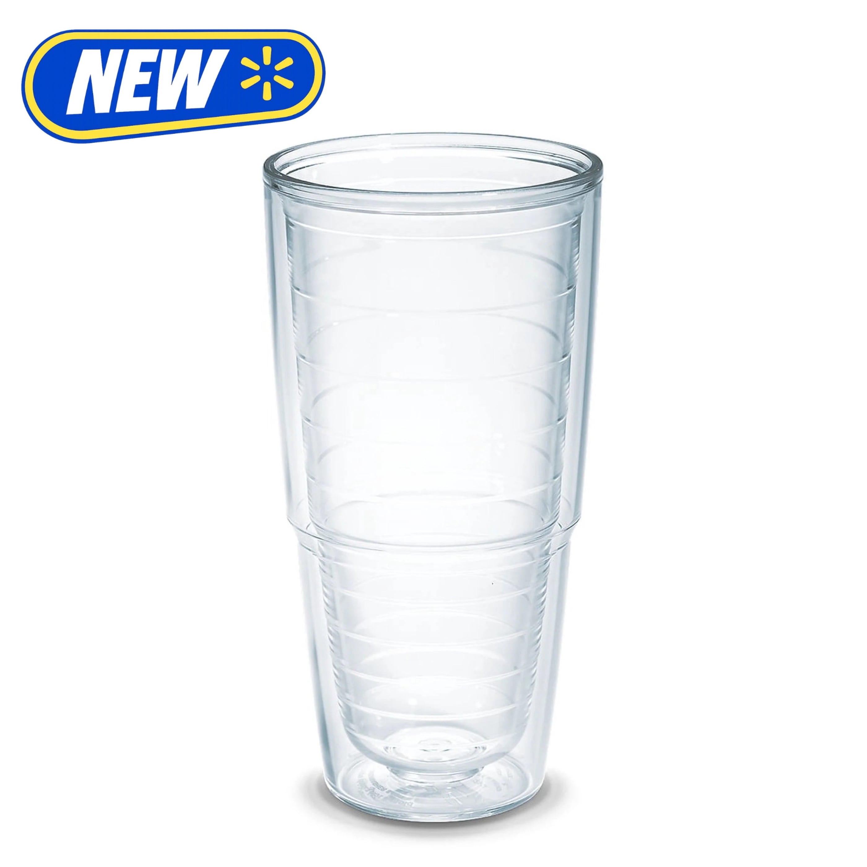 Tervis Classic Tritan Clear and Colorful Tabletop Collection | 24oz Classic Tumbler