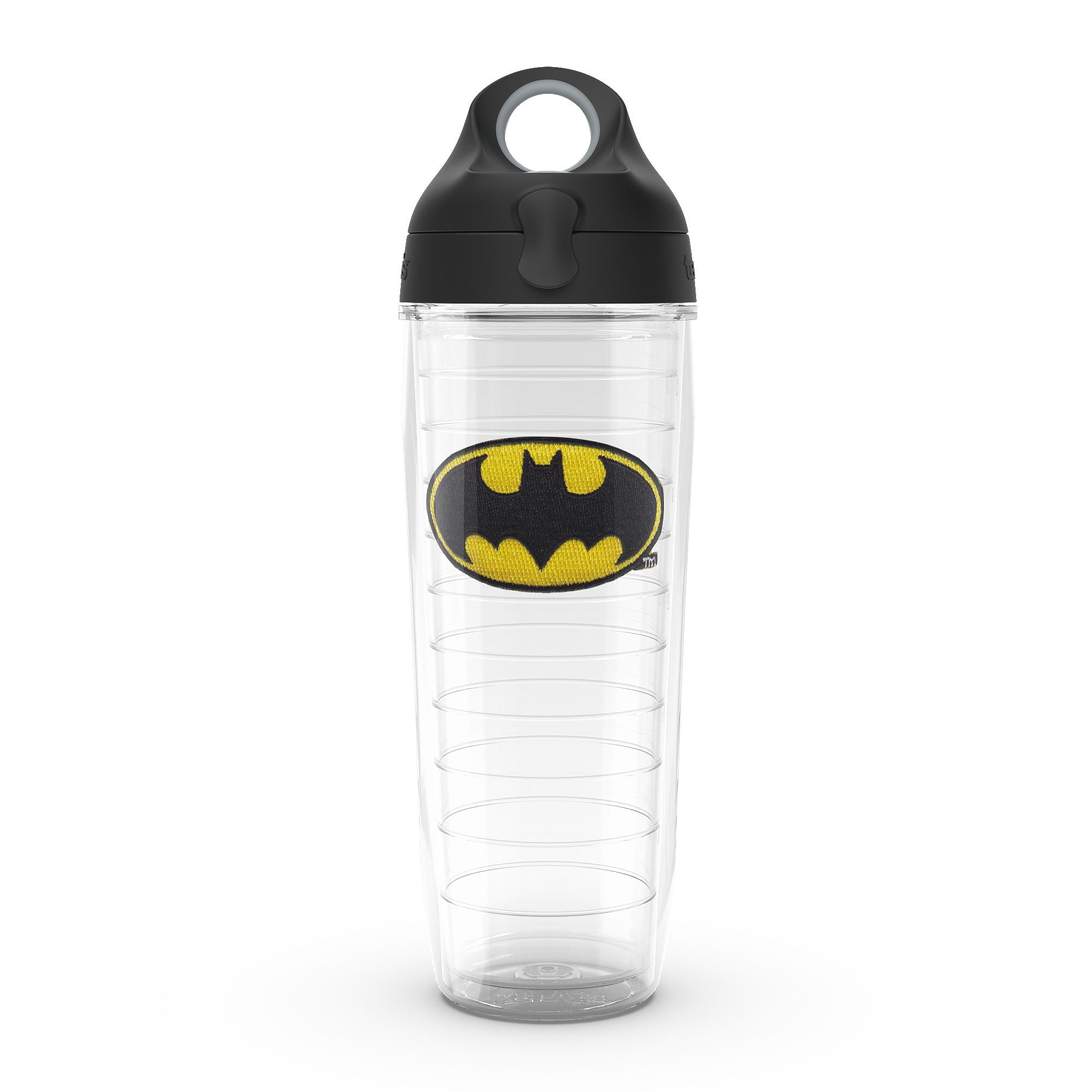 DC Comics Batman Bat Chest Logo Plastic Flip Top Water Bottle