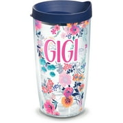 Tervis Dainty Floral Mother's Day Made in USA Double Walled  Insulated Tumbler Travel Cup Keeps Drinks Cold & Hot, 16oz, Gigi