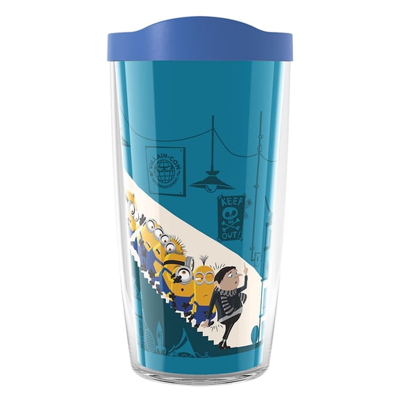 Tervis Despicable Me Minions The Rise of Gru Basement Made in USA Double Walled Insulated Travel Tumbler, Classic 16oz