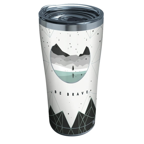 Tervis Disney - Frozen 2 - Be Brave Triple Walled Insulated Tumbler Travel Cup Keeps Drinks Cold & Hot, 20oz, Stainless Steel