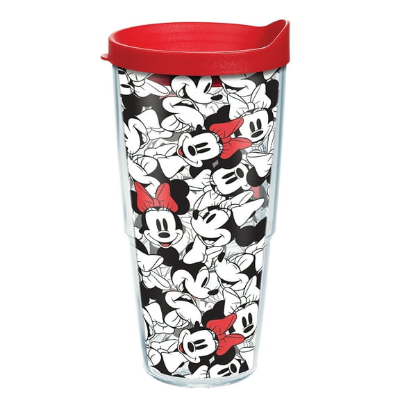 Tervis Disney - Minnie Expressions Made in USA Double Walled Insulated Travel Tumbler, Classic 24oz