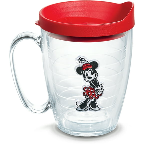Tervis Disney Original Made in USA Double Walled Insulated Travel Tumbler, Minnie - 16oz Mug