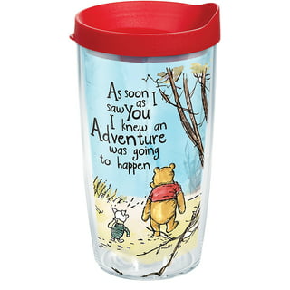 Miniso Winnie The Pooh Series Cute Reusable Water Tumbler with Never Lose  Straw 420ml (Winnie The Pooh)