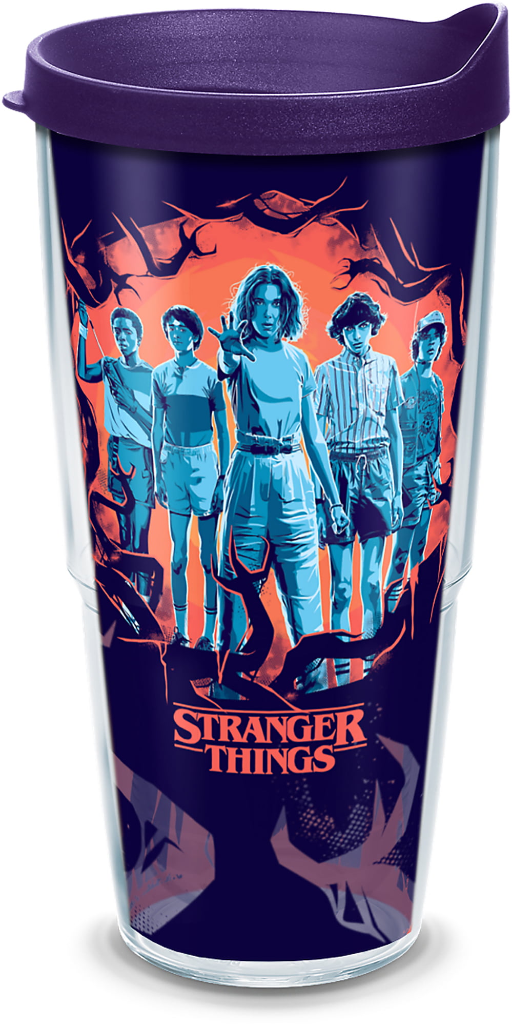 Tervis Double Walled Stranger Things Insulated Tumbler Cup Keeps Drinks  Cold & Hot, 24oz, Season 3 Uprising