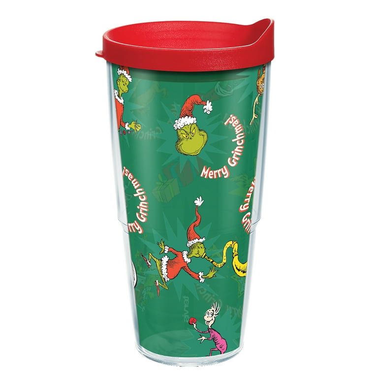 THE GRINCH Christmas Dr. Suess Stainless Steel Water Bottle 16 oz Holiday