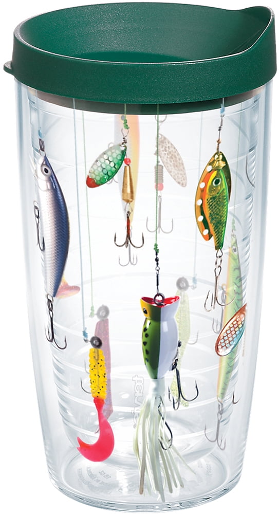 Tervis Fishing Lures Made in USA Double Walled Insulated Tumbler