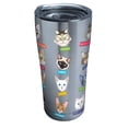 thumbnail image 1 of Tervis Flat Art - Cats Triple Walled  Insulated Tumbler Travel Cup Keeps Drinks Cold & Hot, 20oz, Stainless Steel, 1 of 8