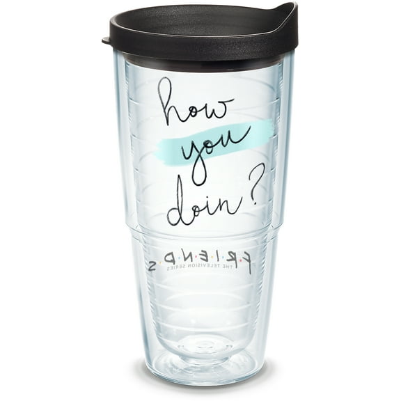 Tervis Friends - How You Doin' Made in USA Double Walled Insulated Travel Tumbler, Classic 24oz