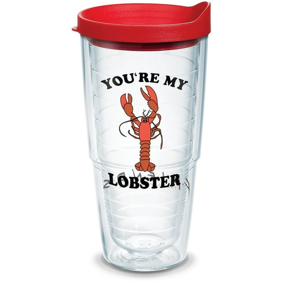 Tervis Friends Lobster Made in USA Double Walled Insulated Travel Tumbler, Classic 24oz
