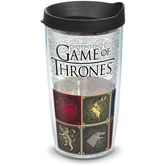 Tervis  Game of Thrones House Sigils Made in USA Double Walled Insulated Travel Tumbler, Classic 16oz