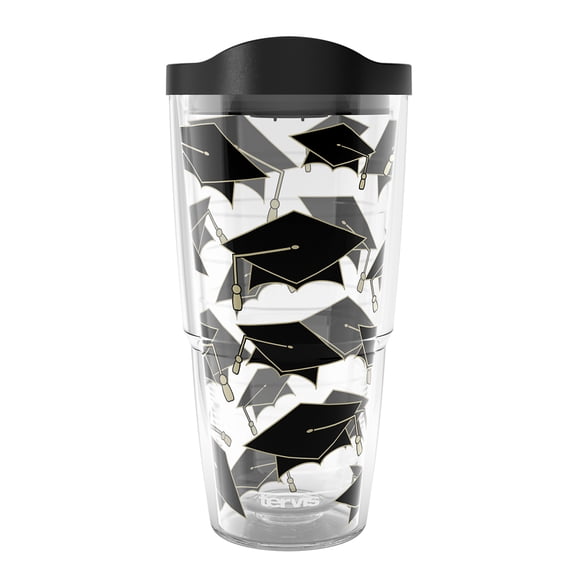 Tervis Graduation Cap Tassel Toss Made in USA Double Walled  Insulated Tumbler Travel Cup Keeps Drinks Cold & Hot, 24oz, Classic