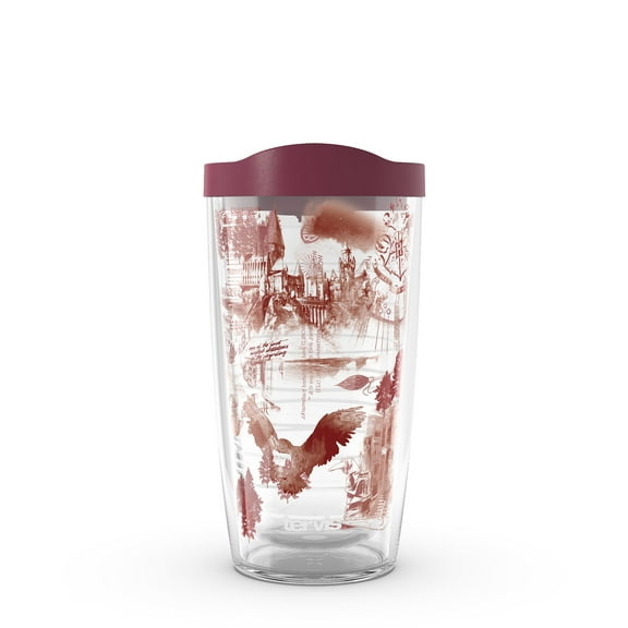 Tervis  Harry Potter Campus View Made in USA Double Walled Insulated Travel Tumbler, Classic 16oz