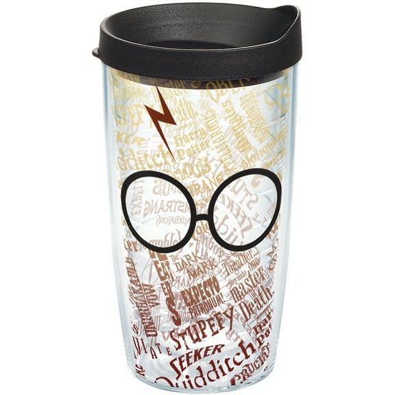 Tervis Harry Potter - Glasses and Scar Made in USA Double Walled  Insulated Tumbler Travel Cup Keeps Drinks Cold & Hot, 16oz, Classic