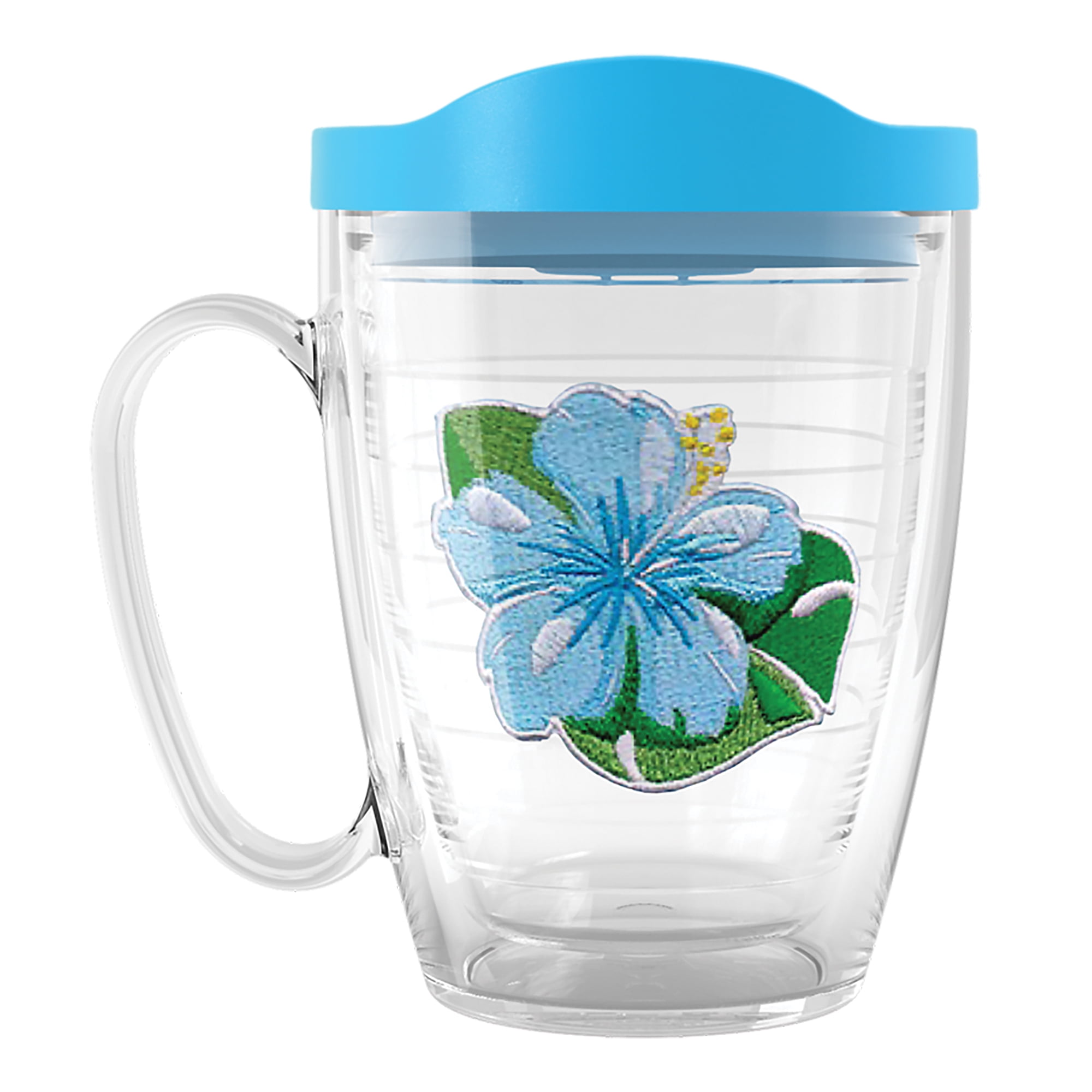 Tervis Margaretville-Island Time Tumbler - 16 Oz Insulated Cup With Wrap & Turquoise Lid