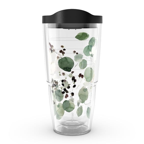 Tervis Kelly Ventura - Eucalyptus Made in USA Double Walled Insulated Tumbler Travel Cup Keeps Drinks Cold & Hot, 24oz, Classic