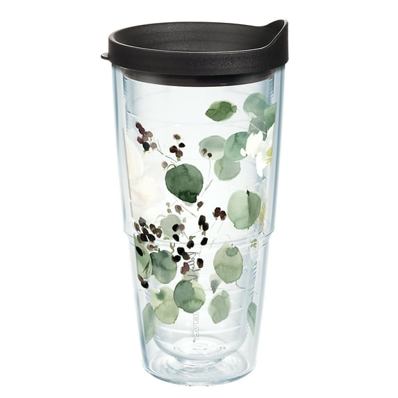 Tervis Kelly Ventura Eucalyptus Made in USA Double Walled Insulated Travel Tumbler, Classic 24oz
