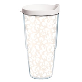 Tervis Leopard Collection Made in USA Double Walled Insulated Tumbler Travel Cup Keeps Drinks Cold & Hot, 24oz, Frost