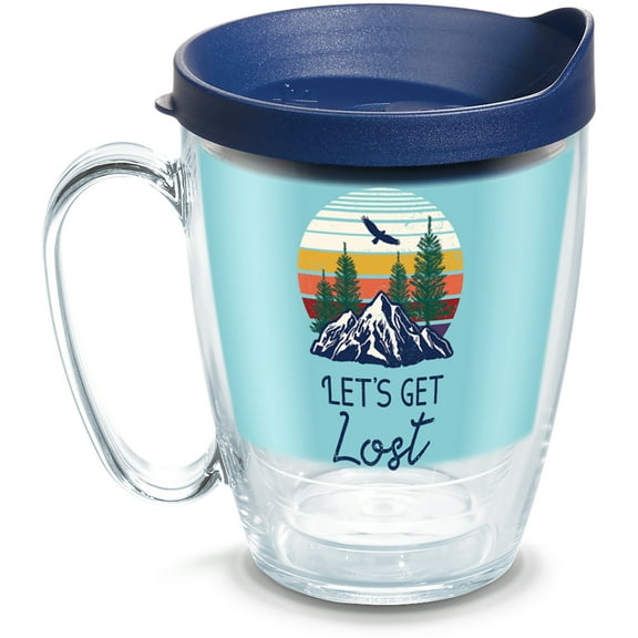 Tervis Let's Get Lost Made in USA Double Walled Insulated Travel Tumbler, Classic - 16oz Mug