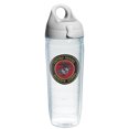 thumbnail image 1 of Tervis Marines Logo Made in USA Double Walled  Insulated Tumbler Travel Cup Keeps Drinks Cold & Hot, 24oz Water Bottle - Gray Lid, Classic, 1 of 8