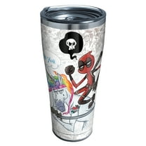 Tervis Marvel - Deadpool Let's Do This Triple Walled  Insulated Tumbler Travel Cup Keeps Drinks Cold & Hot, 30oz, Stainless Steel