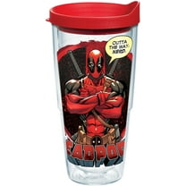 Tervis Marvel Deadpool Out of the Way Nerd Made in USA Double Walled  Insulated Tumbler Travel Cup Keeps Drinks Cold & Hot, 24oz, Nerd