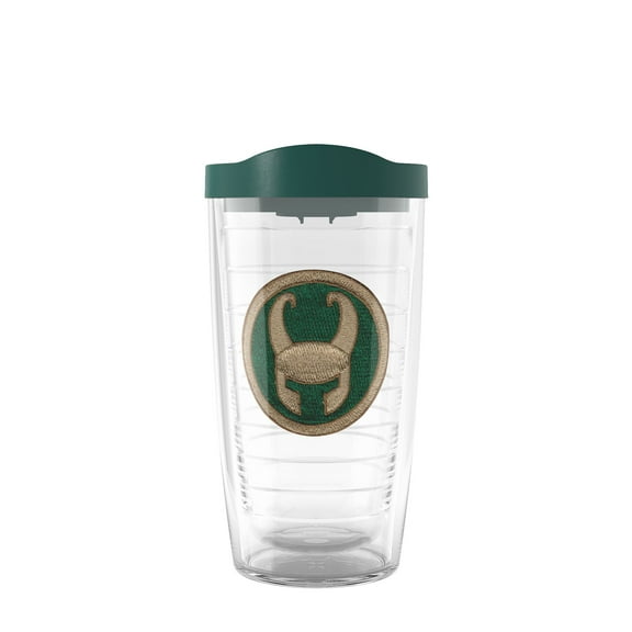 Tervis  Marvel Loki Icon Made in USA Double Walled Insulated Tumbler Travel 16oz, Classic
