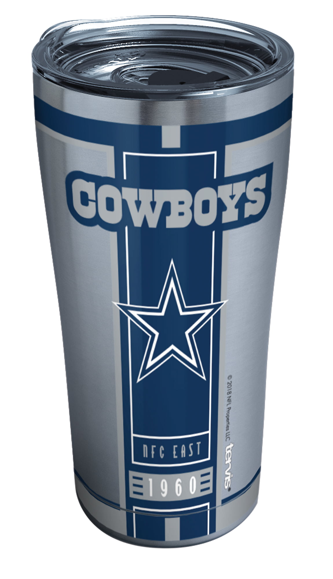 Tervis Made in USA Double Walled NFL Dallas Cowboys Primary Logo Insulated  Tumbler Cup Keeps Drinks Cold & Hot, 24oz, Navy Lid