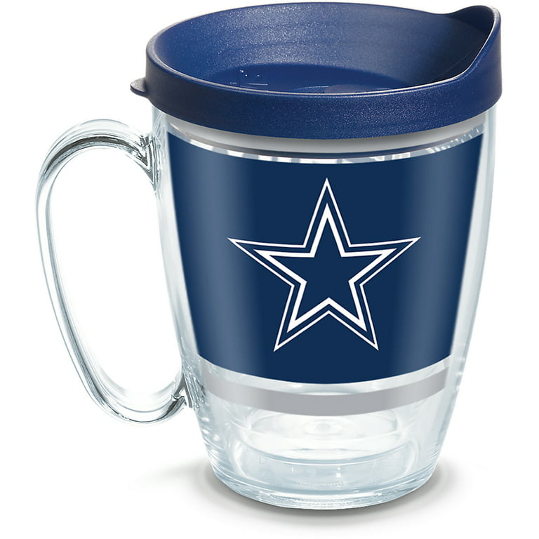 Blue Dallas Cowboys 24oz. Powder Coated Draft Travel Mug