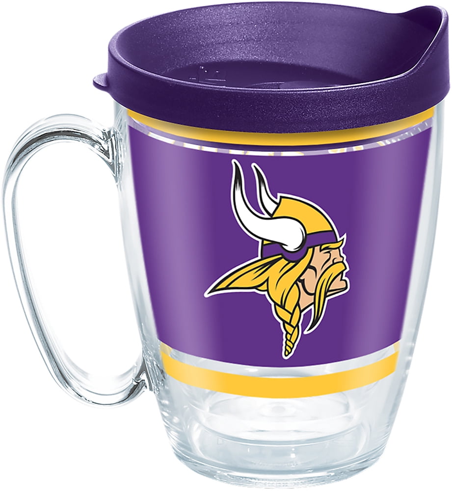 Tervis Minnesota Vikings 16oz Tumbler Two-Pack - Insulated Drinkware With Allover Team Design, Dishwasher Safe