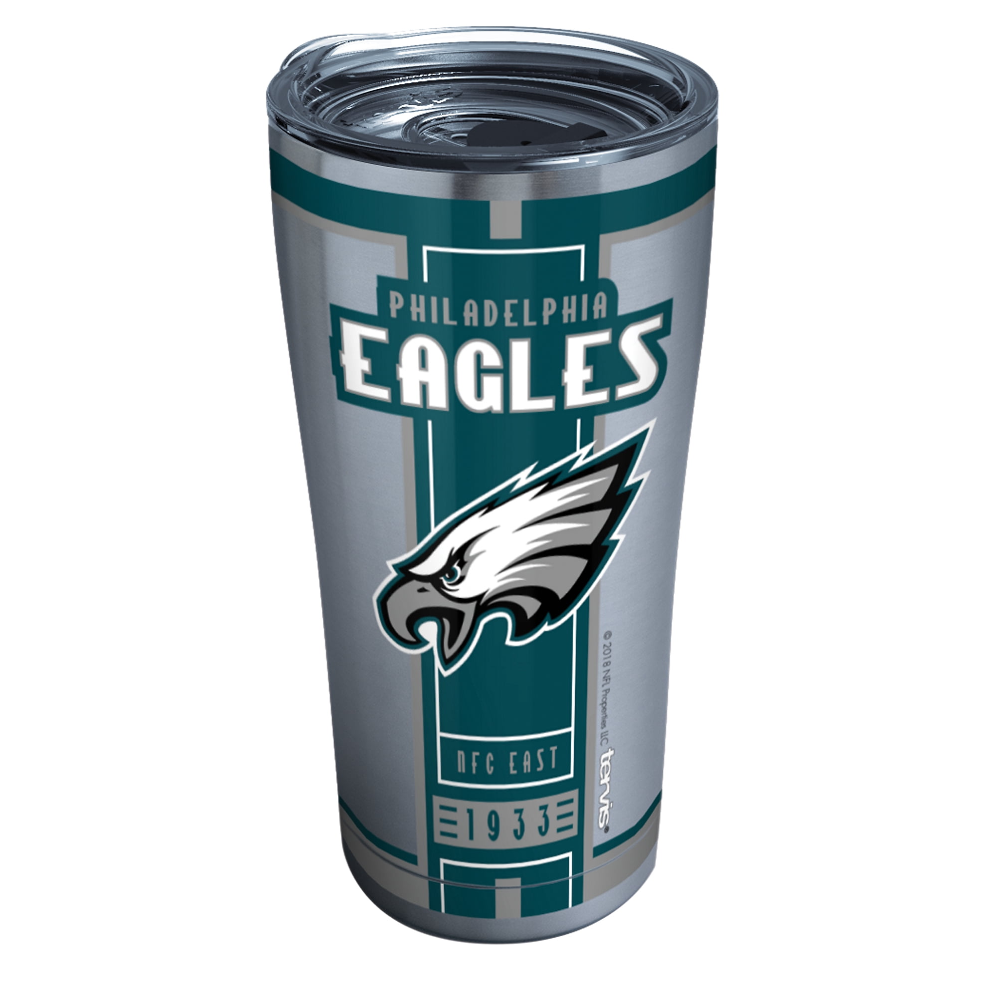 Logo Brands Philadelphia Eagles 30-fl oz Stainless Steel Green Cup