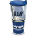thumbnail image 1 of Tervis  Navy Forever Proud Made in USA Double Walled Insulated Travel Tumbler, Classic 24oz, 1 of 5
