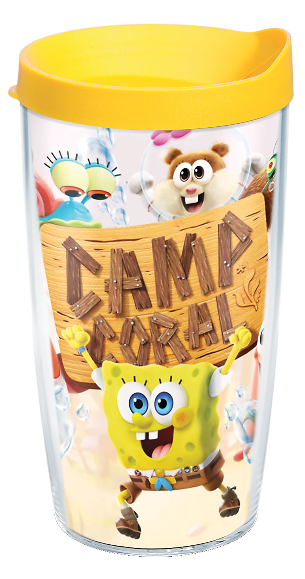 420ML SpongeBob Tumbler Thermo Bottle Thermos Water Cup Stainless Steel  Thicken Sport Portable Outdoor Travel Drink