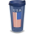 thumbnail image 1 of Tervis Americana USA Flag Made in USA Double Walled  Insulated Tumbler Travel Cup Keeps Drinks Cold & Hot, 16oz, Classic, 1 of 9