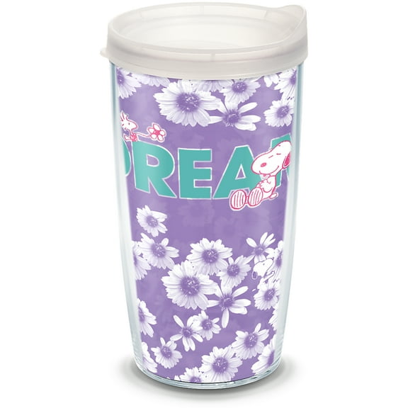 Tervis Peanuts - Dream Floral Made in USA Double Walled Insulated Travel Tumbler, Classic 16oz