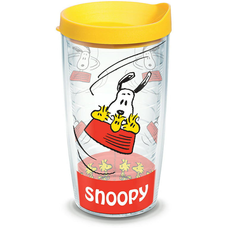Tervis Peanuts™ - Snoopy Made in USA Double Walled Insulated Tumbler Travel  Cup Keeps Drinks Cold & Hot, 16oz, Clear 