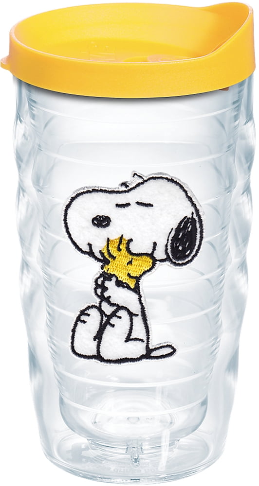 NWT Peanuts Snoopy and Woodstock light up Tumbler with dome, cover and  swirly straw.