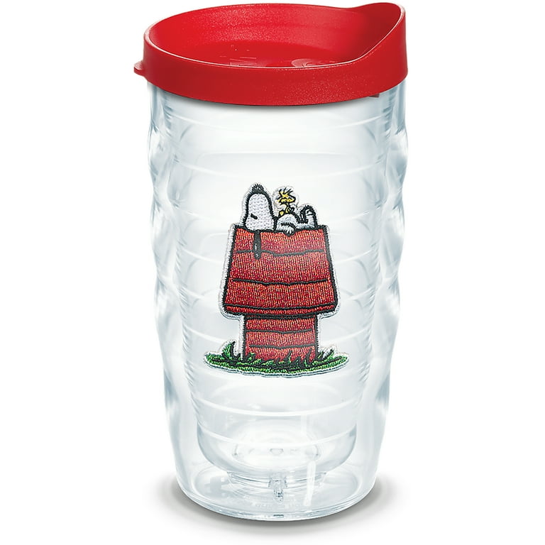 Tervis Peanuts Multi-Snoopy Made in USA Double Walled Insulated Tumbler Cup  Keeps Drinks Cold & Hot, 24oz, Clear