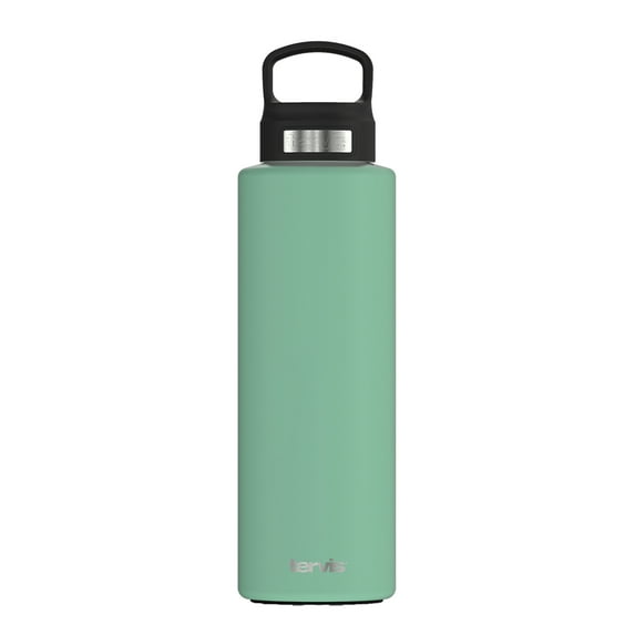 Tervis Powder Coated Stainless Steel Triple Walled Insulated Tumbler Travel Cup Keeps Drinks Cold, 40oz with High Performance Lid, Mangrove Green