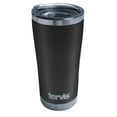 thumbnail image 1 of Tervis Powder Coated Stainless Steel Triple Walled  Insulated Tumbler Travel Cup Keeps Drinks Cold & Hot, 20oz Legacy, Onyx Shadow, 1 of 8