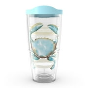 Tervis Sara Berrenson Atlantica Collection Made in USA Double Walled  Insulated Tumbler Travel Cup Keeps Drinks Cold & Hot, 24oz, Crab