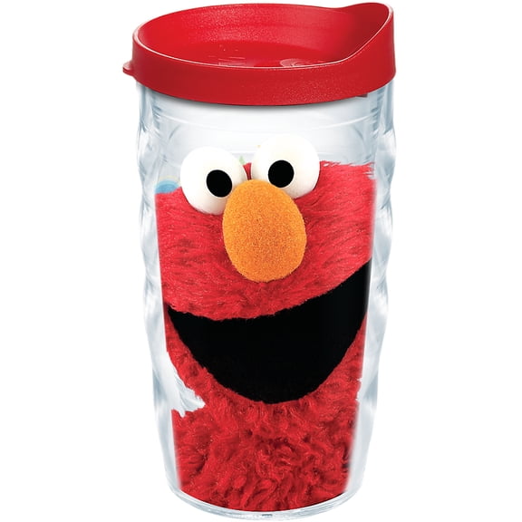 Tervis Sesame Street Elmo Colossal Made in USA Double Walled  Insulated Tumbler Travel Cup Keeps Drinks Cold & Hot, 10oz Wavy, Elmo