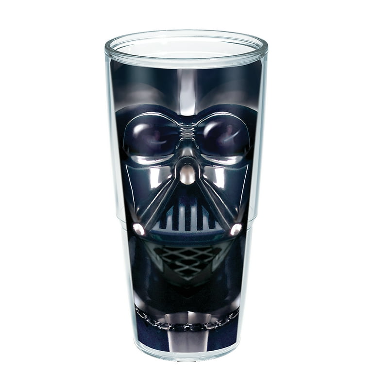 Tervis Made in USA Double Walled Star Wars Insulated Plastic Tumbler Cup  Keeps Drinks Cold & Hot, 24oz, Darth Vader