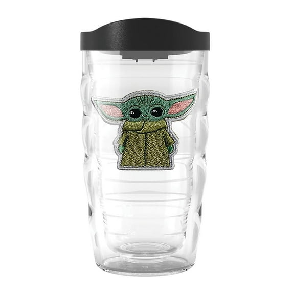 Tervis Star Wars - Mandalorian - Grogu Made in USA Double Walled Insulated Tumbler Travel Cup Keeps Drinks Cold & Hot, 10oz Wavy, Classic