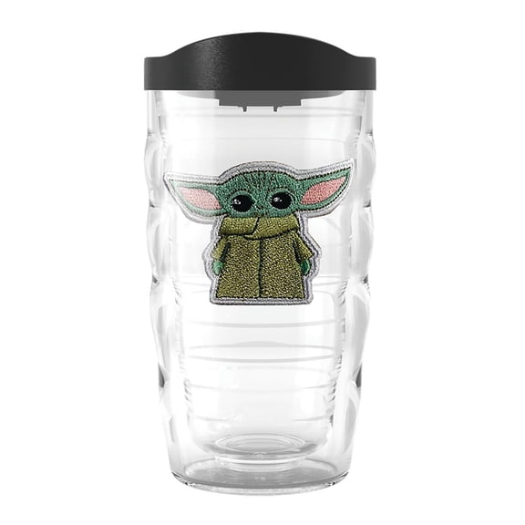 Tervis Star Wars - Mandalorian - Grogu Made in USA Double Walled Insulated Tumbler Travel Cup Keeps Drinks Cold & Hot, 10oz Wavy, Classic
