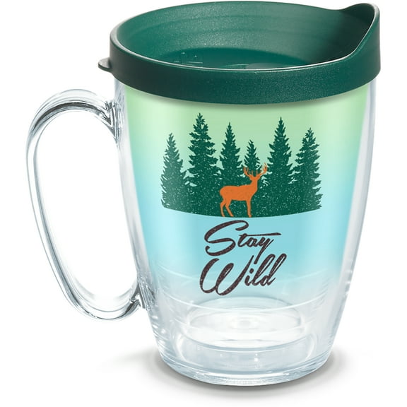 Tervis Stay Wild Made in USA Double Walled Insulated Travel Tumbler, Classic - 16oz Mug