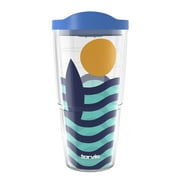 Tervis Surf High Tide Made in USA Double Walled  Insulated Tumbler Travel Cup Keeps Drinks Cold & Hot, 24oz, Classic