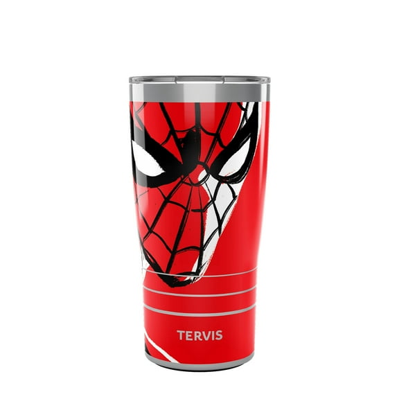 Tervis Traveler Marvel Spider-Man Spidey Zoom Triple Walled  Insulated Tumbler Travel Cup Keeps Drinks Cold & Hot, 20oz, Stainless Steel