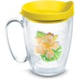 thumbnail image 1 of Tervis  Tropical Hibiscus Collection Made in USA Double Walled Insulated Travel Tumbler, Island Hibiscus Yellow - 16oz Mug, 1 of 9